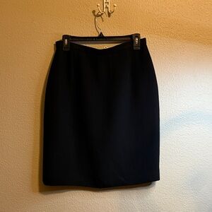Casual Corner Classic Black Pencil Skirt